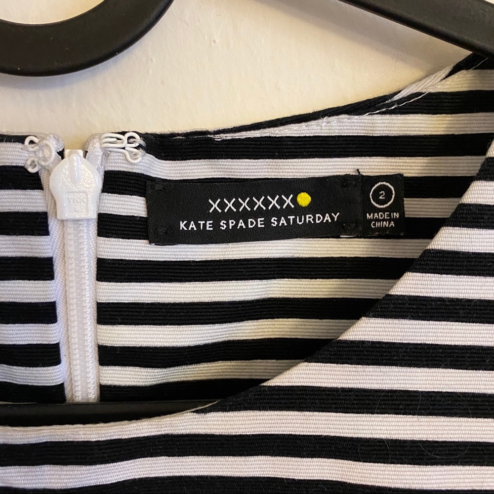 Kate Spade Sleeveless Striped Day Dress US2 - Picture 4 of 5